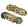 10-Piece Pirate Treasure Coins – Party Props & Game Currency Party Props Coins Axl one size
