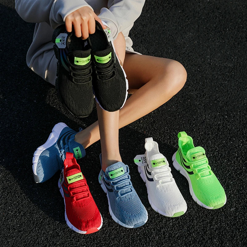 AZGB Lightweight Unisex Running Sneakers | Breathable Sport Shoes Running Sneakers Axl