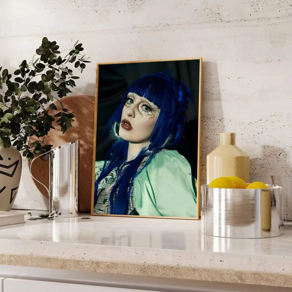Ashnikko Self-Adhesive Wall Poster – HD Music Room Decor Wall Art Poster Axl