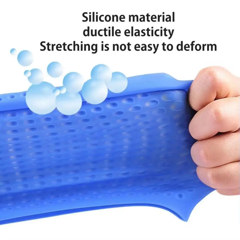 Non-Slip Silicone Swim Cap – Plus Size Waterproof Bathing Cap Silicone Swim Cap Axl