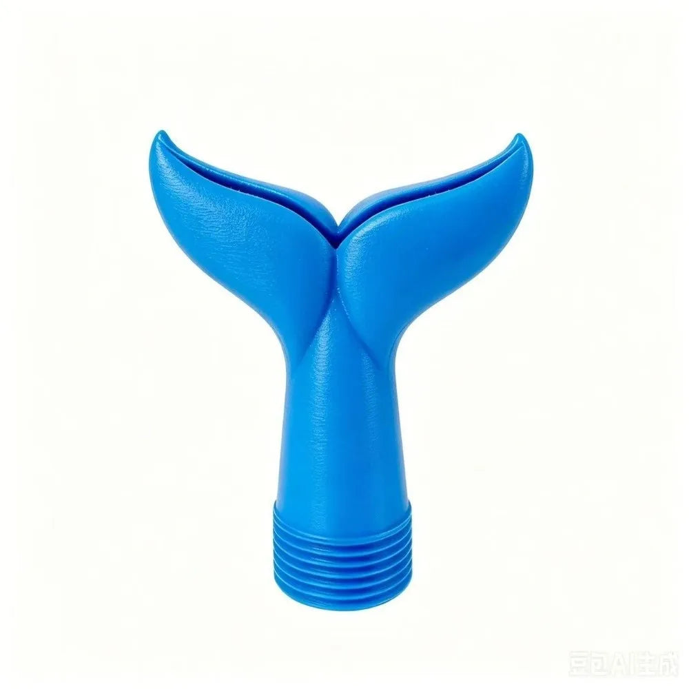 Mermaid Tail Pool Fountain Sprayer | 3/4" Universal Fit Pool Fountain Sprayer Axl Blue