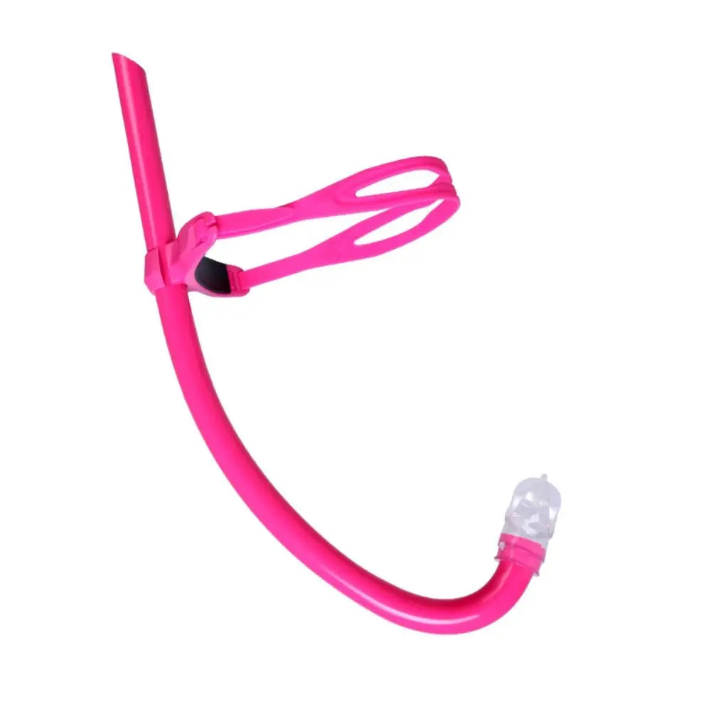 Silicone Front Swim Training Snorkel – Adjustable Fit Ages 7+ Swim Training Snorkel Axl pink