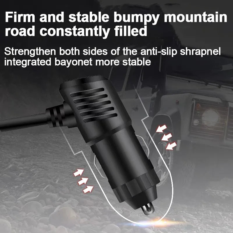 4-Port USB Car Charger 120W Fast Charge Adapter 12–24V Car USB Charger Axl