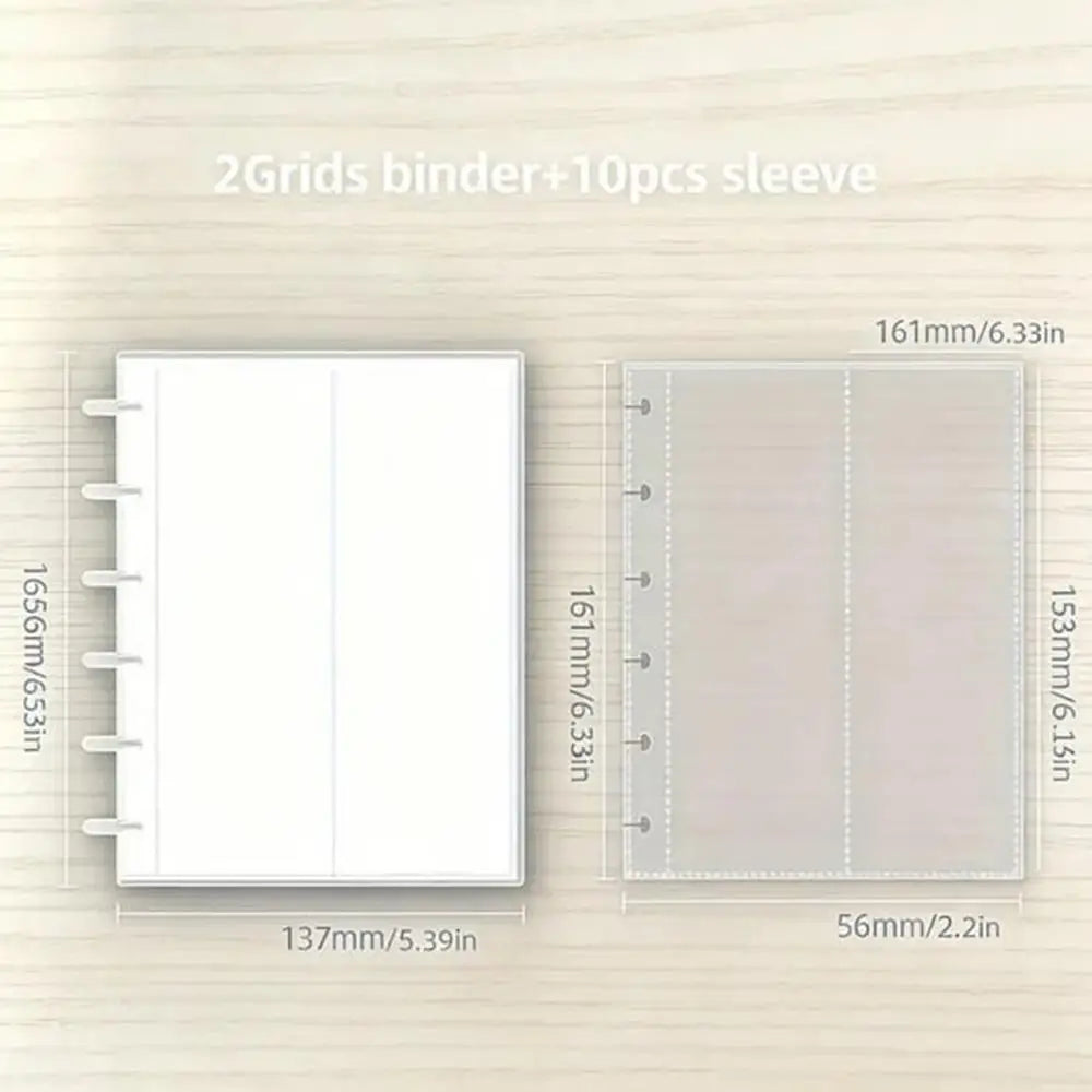 Photo Booth Strip Album – Clear Keepsake Scrapbook Memory Book Photo Strip Album Axl 2 grids