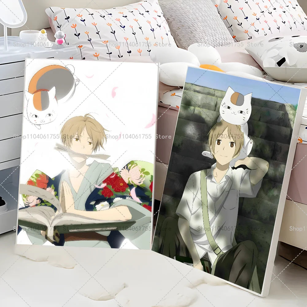 Natsume's Book of Friends Anime Poster – Self-Adhesive Wall Art Anime Wall Poster Axl