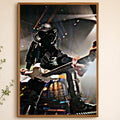 Nameless Ghouls Waterproof Self-Adhesive Wall Poster | HD Art Wall Art Poster Axl White04 50X70cmNoframe