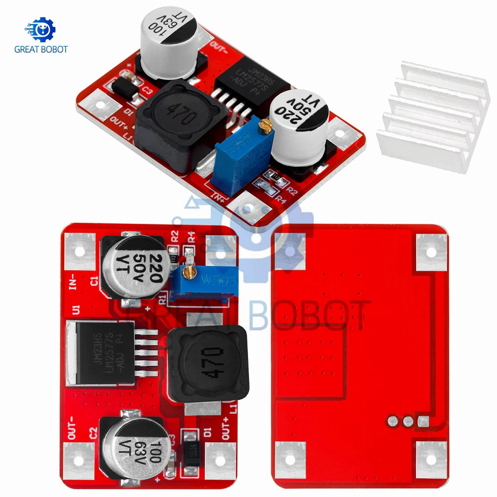 LM2577 DC-DC Boost Converter Module 3.5–35V In 5–56V 3A Boost Converter Module Axl