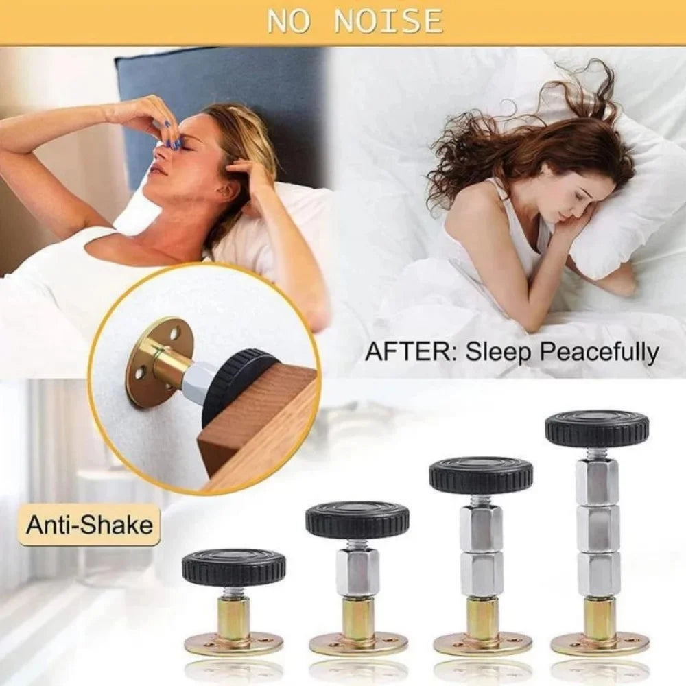 Adjustable Telescopic Bed Stabilizer – Anti-Squeak Support Dowel Bed Stabilizer Bracket Axl