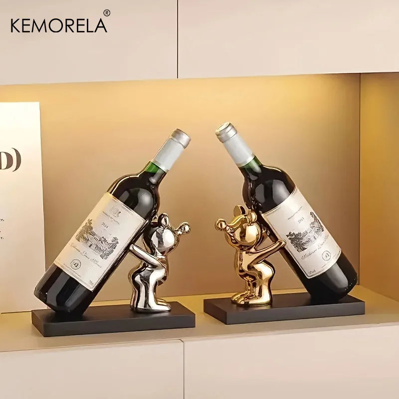 Ceramic Cartoon Wine Rack – Creative Home & Bar Décor Ceramic Wine Rack Axl