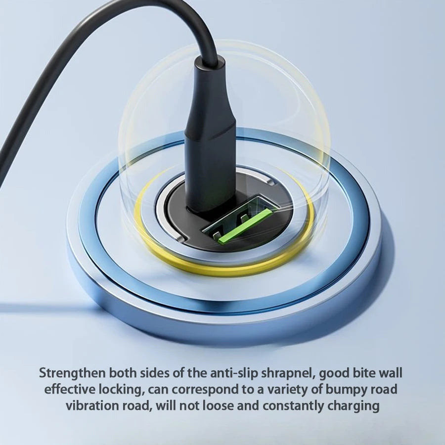 Mini Car Charger QC3.0 & PD USB-C Fast Charging | iPhone & Android Car Charger Adapter Axl