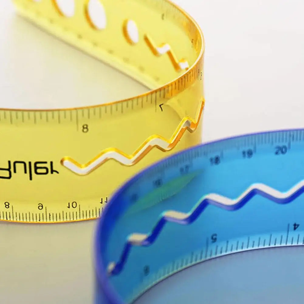 30cm Flexible Folding Ruler – Soft Plastic Student Ruler Flexible Ruler Axl