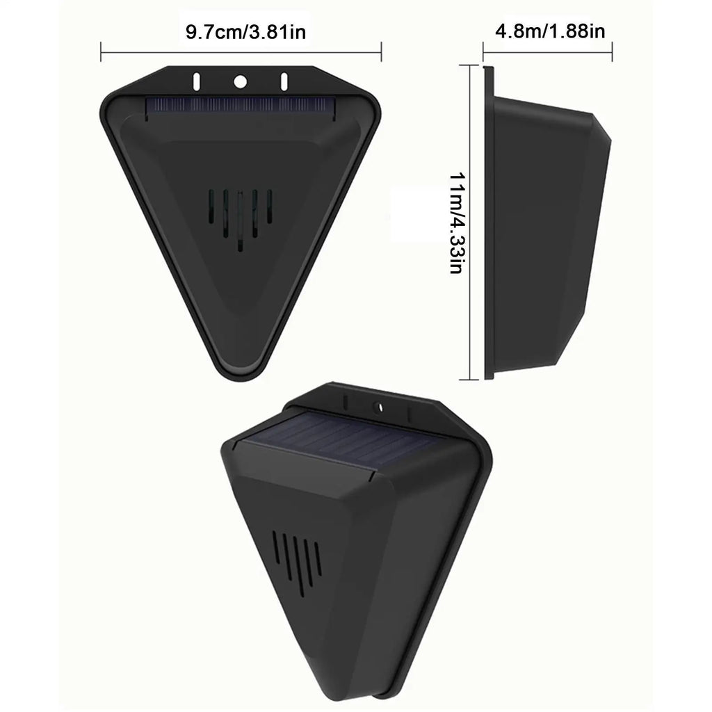 Solar Bird & Animal Repeller – 13 Sounds, IP55 Waterproof Solar Animal Repeller Axl
