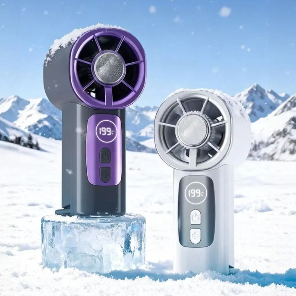 199-Speed TEC Cooling Handheld Fan – USB Rechargeable Mini Fan Handheld Cooling Fan Axl