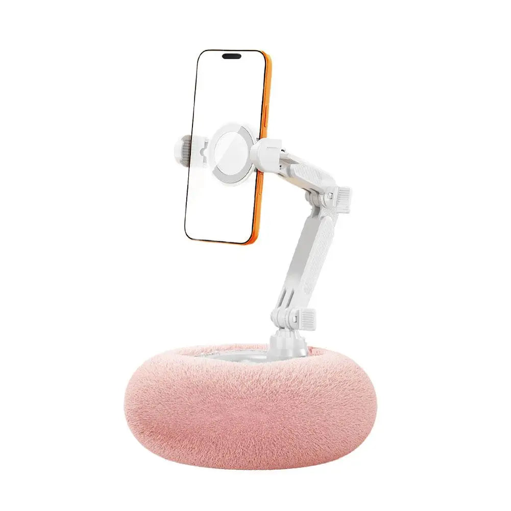 Plush Pillow Phone & Tablet Holder – Foldable Lazy Bed Stand Pillow Phone Stand Axl C CN