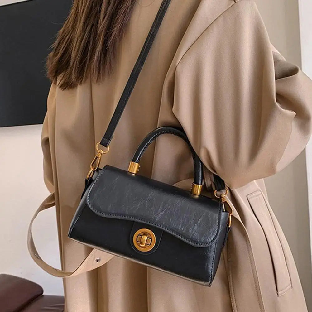 Women's PU Leather Slouchy Tote Shoulder & Crossbody Bag Tote Shoulder Bag Axl
