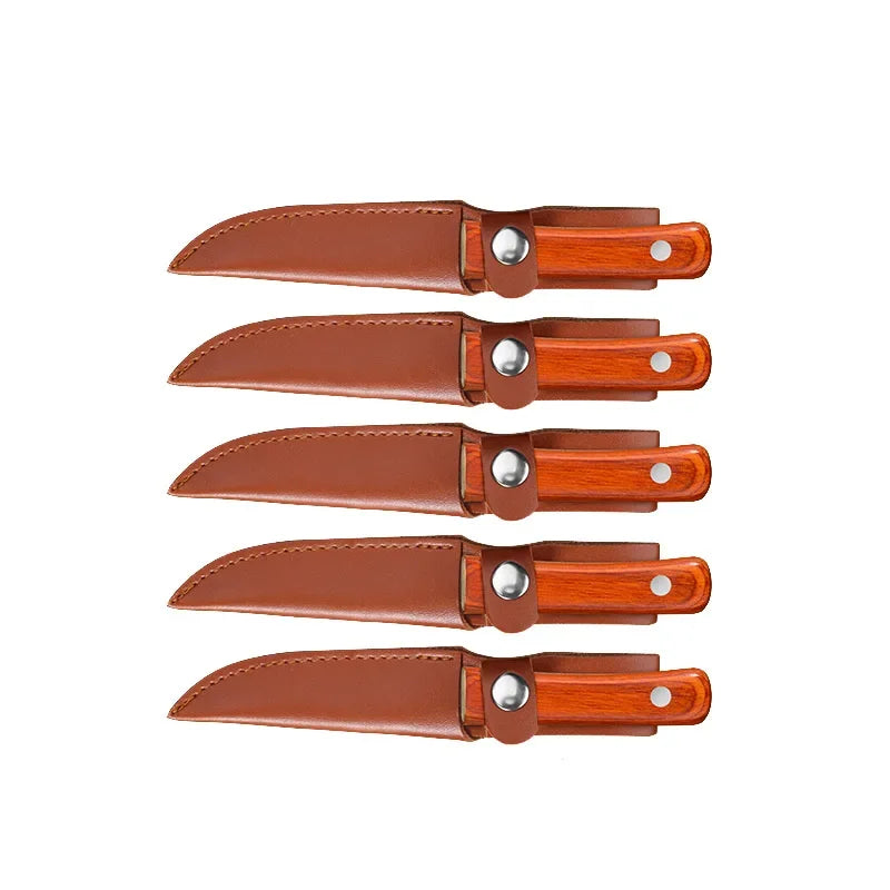 PLYS Stainless Steel Knife – Kitchen, Camping & BBQ Kitchen & Camp Knife Axl 5pcB