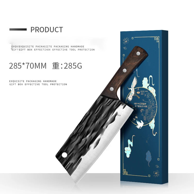 Forged Full Tang High-Carbon Steel Butcher Boning Knife 8" Forged Kitchen Knife Axl B