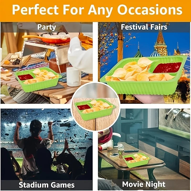 Nacho Trays – Snack Containers for Movie Nights & Parties Snack Serving Tray Axl