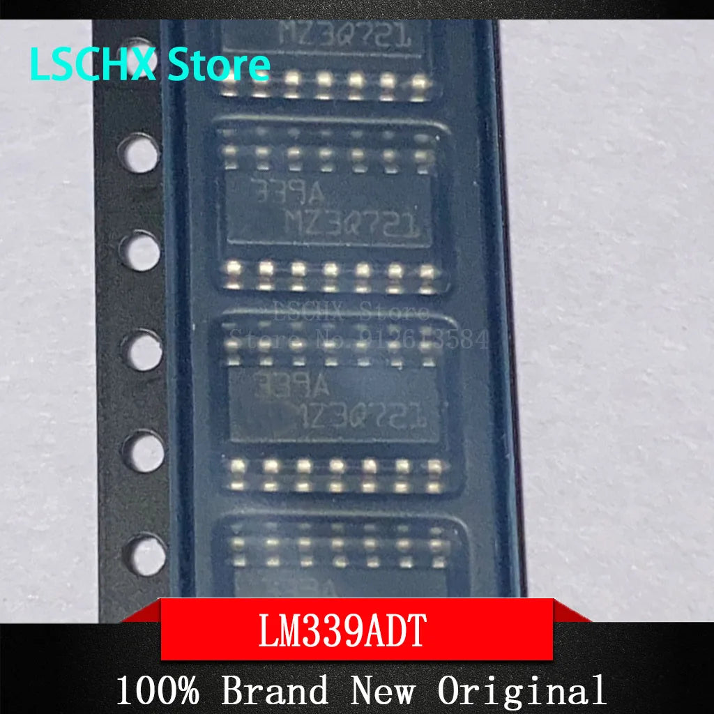 10pcs LM339AD SOIC-14 Quad Differential Comparator IC Chips Comparator IC Chip Axl