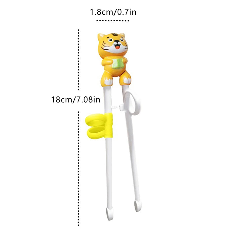 Kids Tiger Training Chopsticks – Reusable Children's Tableware Kids Training Chopsticks Axl