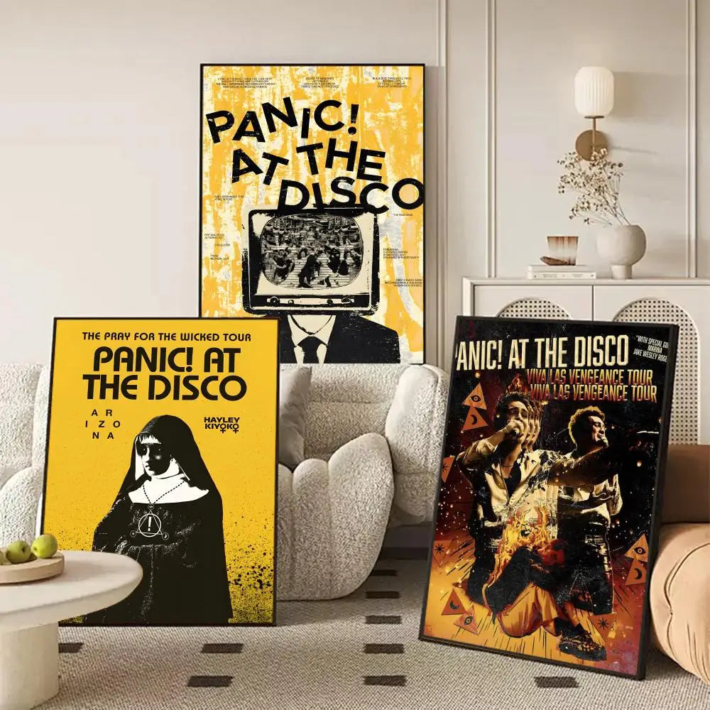 Panic At The Disco Poster Removable Wall Sticker Mural Decal Wall Poster Sticker Axl