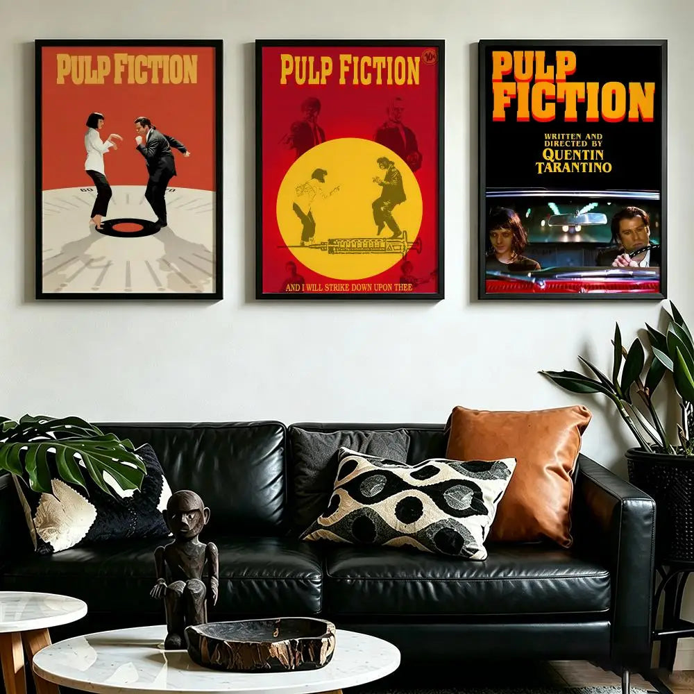 Pulp Fiction Movie Poster – HD Art Print Wall Decor Movie Art Poster Axl