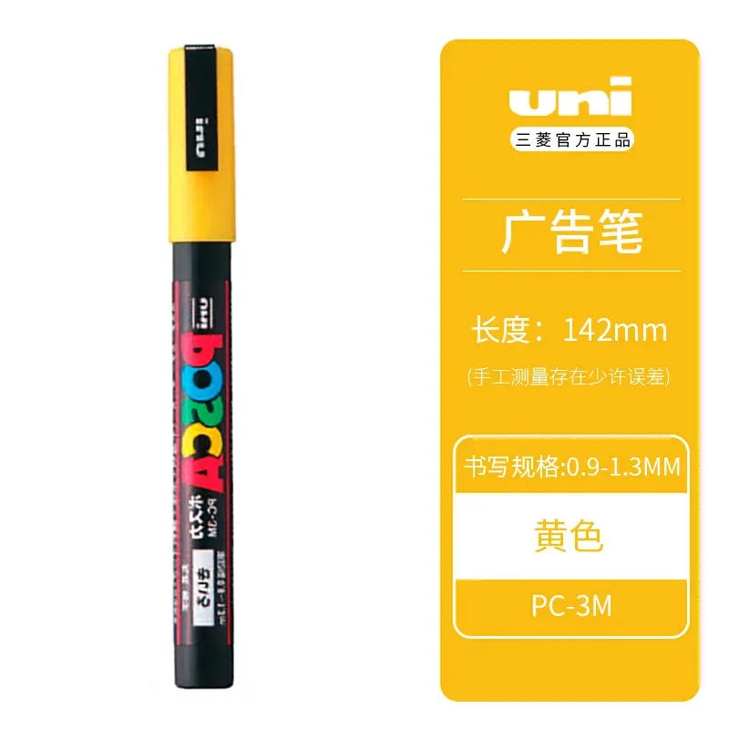 Uni POSCA Acrylic Paint Markers PC-1M 3M 5M – Multi-Colour