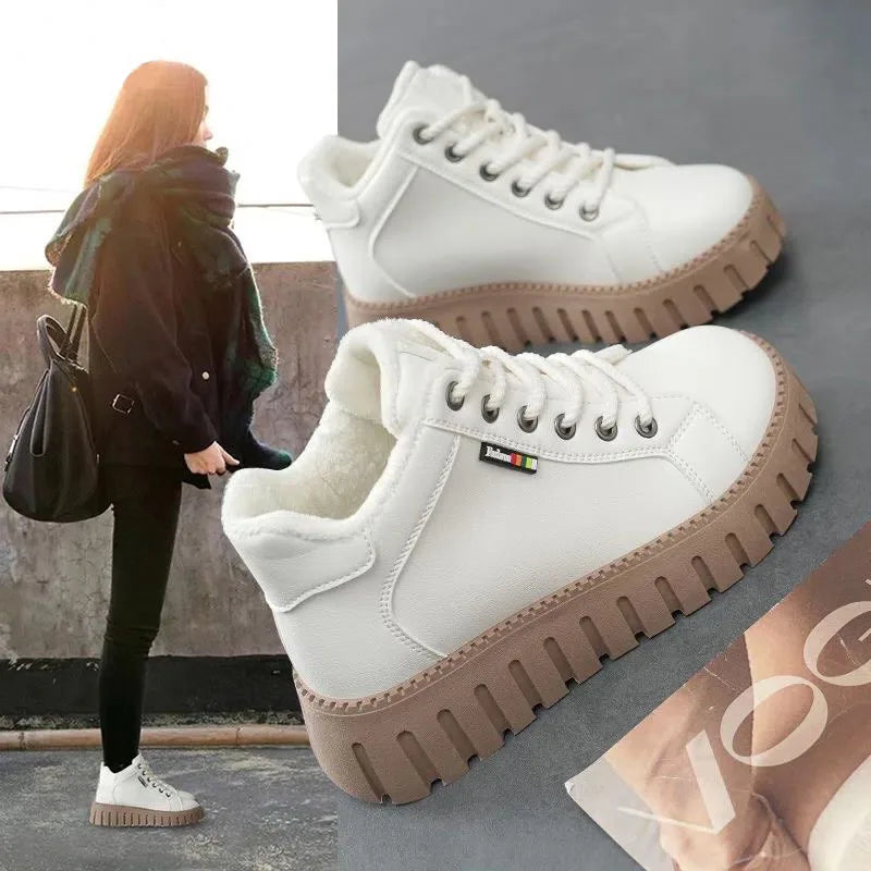 Women's Warm Mid-Calf Snow Boots – Non-Slip Platform Sole Women's Snow Boots Axl