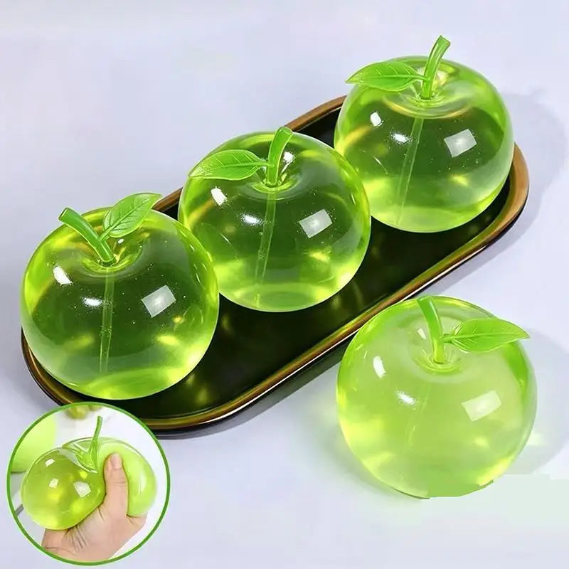 Green Fruit Squeeze Fidget Toy – Soft TPR Sensory Squish Ball Fidget Squeeze Toy Axl
