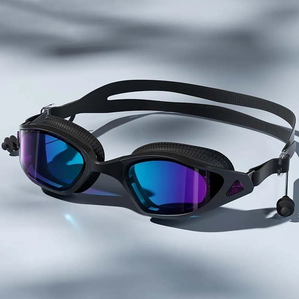 Waterproof Swimming Goggles HD Wide View + Earplugs | Axl Swimming Goggles Axl Black 3