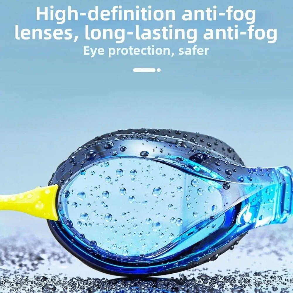HD Anti-Fog Swimming Goggles – UV Protection Wide View Swimming Goggles Axl