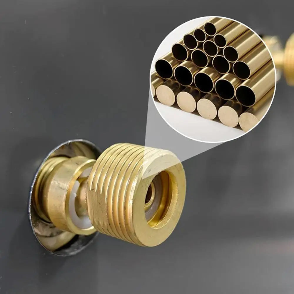 2-Pack Copper 360° Rotatable Angled Shower Faucet Adapter Plumbing Faucet Adapter Axl