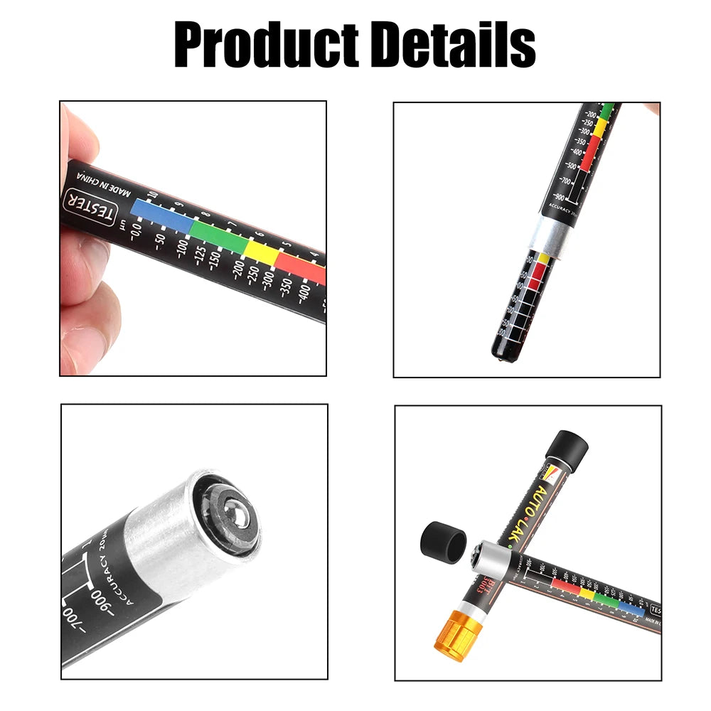 Car Paint Thickness Tester Pen – Waterproof Coating Meter Paint Thickness Tester Axl