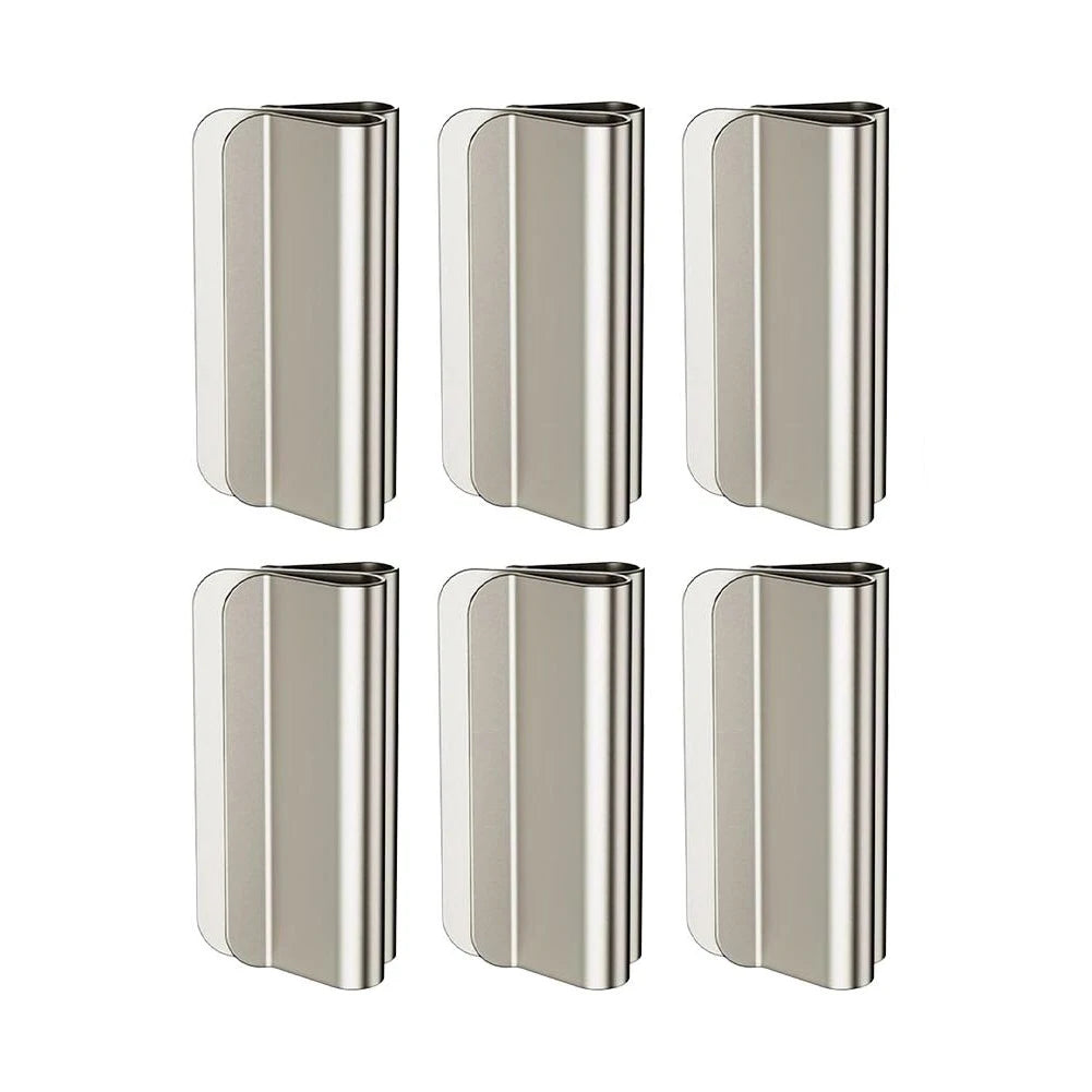 Magnetic Curtain Clips – Drill-Free Fasteners | 6 or 10 Pairs Curtain Clips Axl M 6pcs