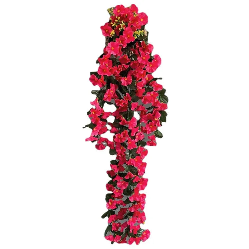 Silk Morning Glory Artificial Wall Hanging Flower Bouquet 85cm Artificial Flower Bouquet Axl