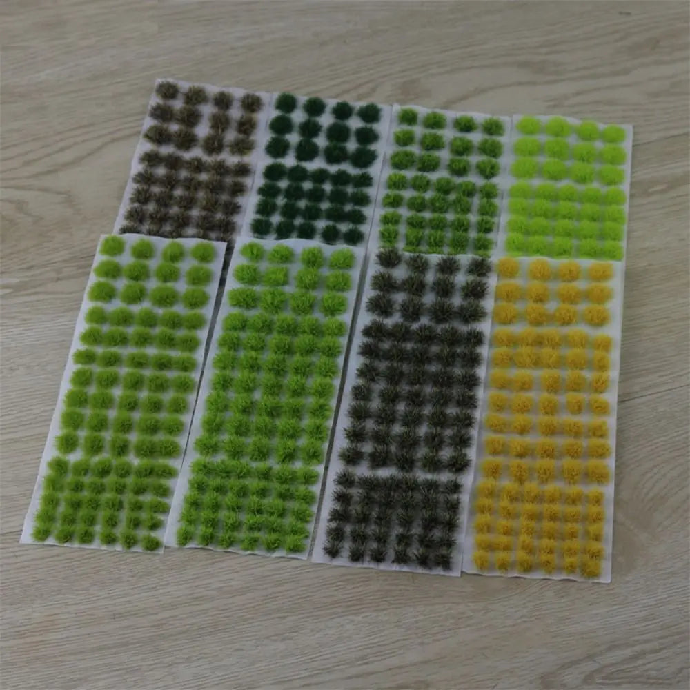 77PCS Mixed Grass Tufts – Wargame & Miniature Scenery Kit Miniature Scenery Kit Axl