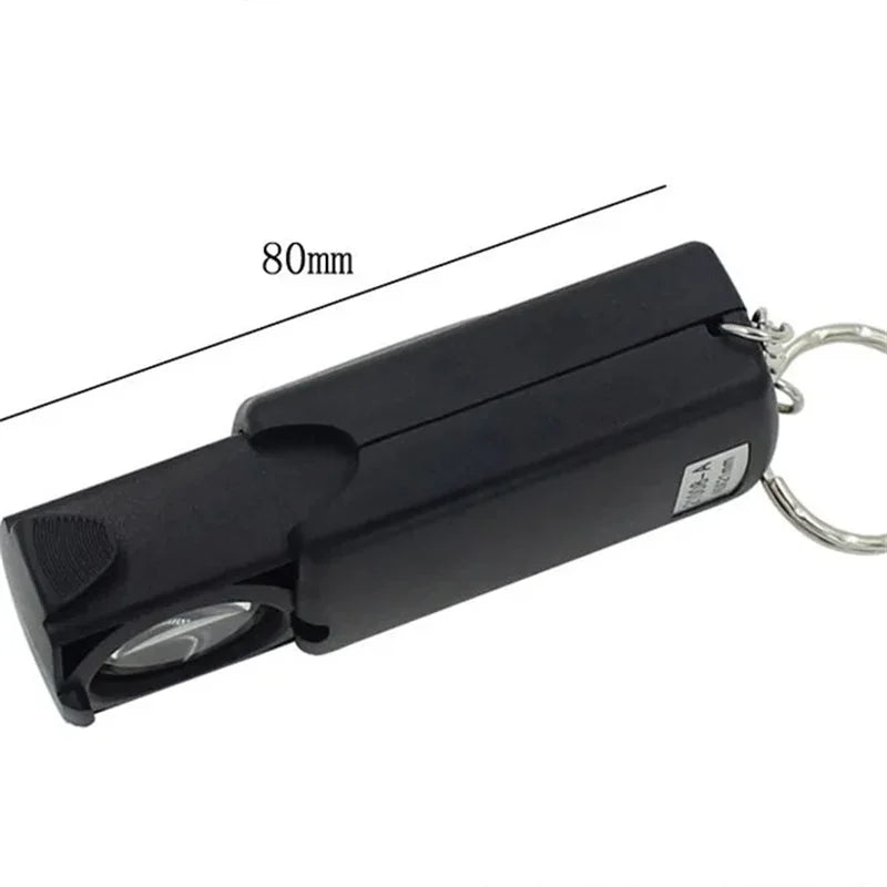 45X LED Foldable Magnifying Glass with Keychain Loupe Pocket Magnifying Loupe Axl