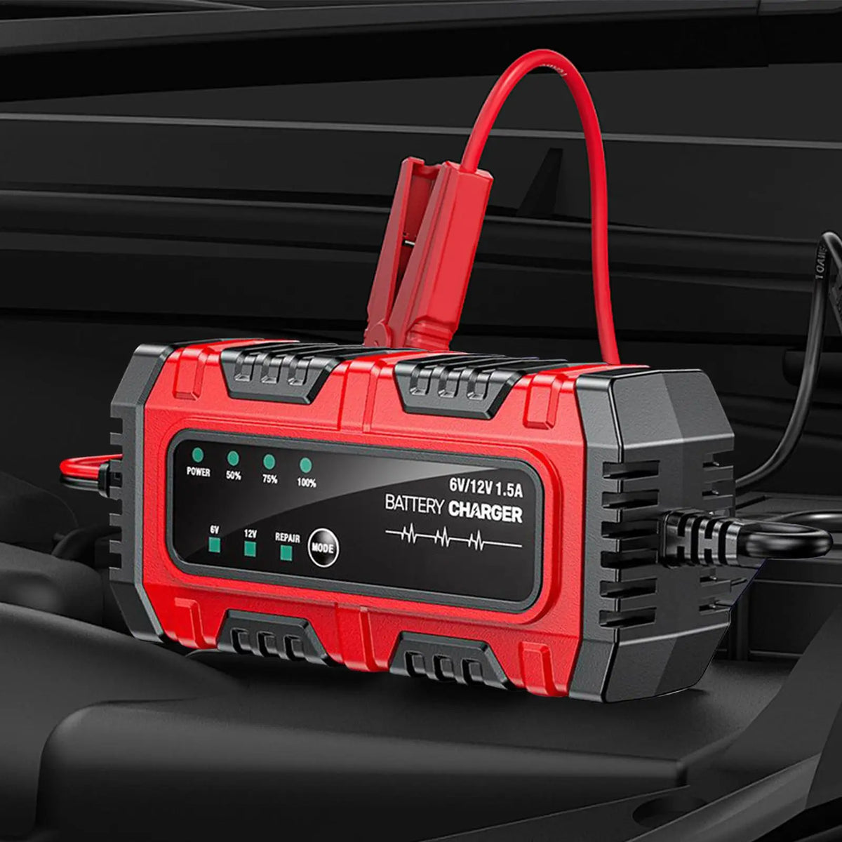 Smart 6V/12V Car & Motorcycle Battery Charger Trickle Maintainer Battery Trickle Charger Axl