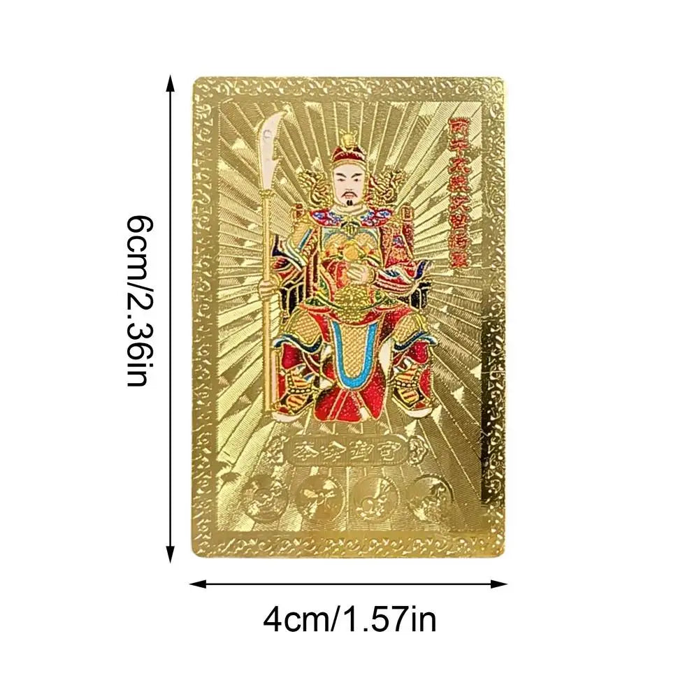 2026 Year of the Horse Tai Sui Card – Gold Lucky Keepsake Cultural Keepsake Card Axl As show