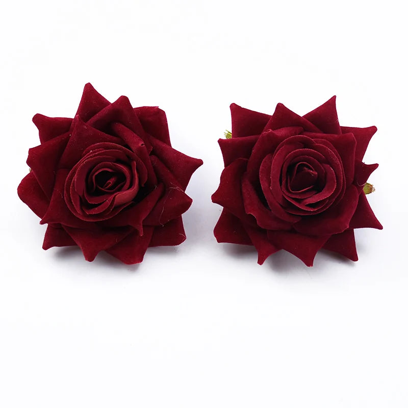 Silk Rose Artificial Flowers – Wedding, Bridal & Home Decor Artificial Silk Flowers Axl color 4 10 pcs