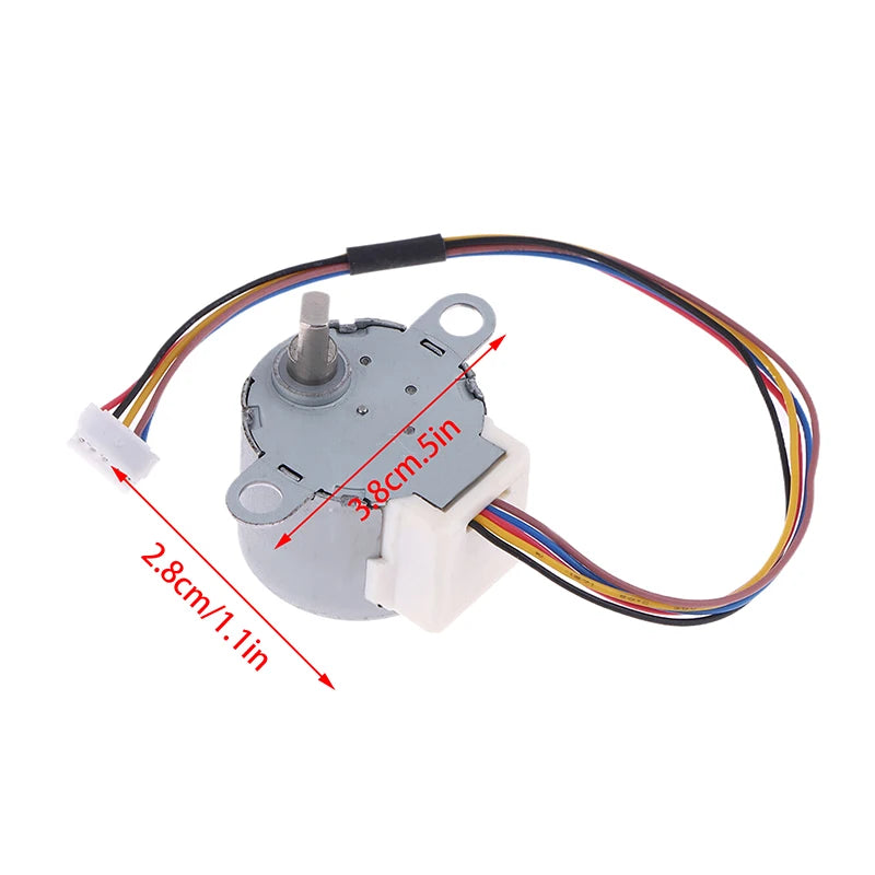 DC Stepper Motor 24BYJ48 5V 2W – 6 RPM Step Gear Motor DC Stepper Motor Axl