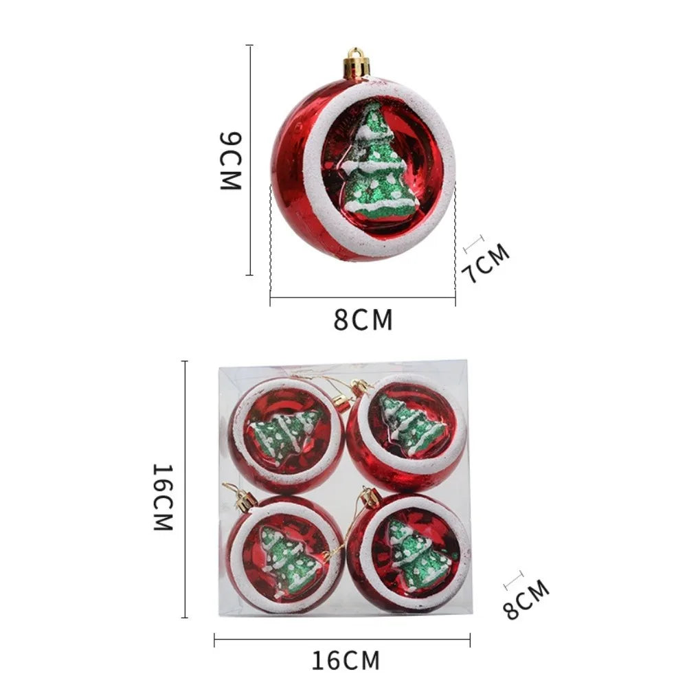 Santa Claus Christmas Tree Ornament – DIY Gift Box Pendant Christmas Tree Ornament Axl C