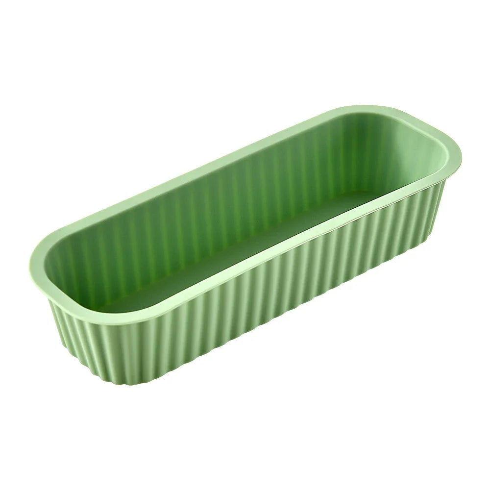 Mini Silicone Loaf Pans – Non-Stick Bread, Cake & Brownie Molds Silicone Baking Mold Axl 1Pc Green-78856
