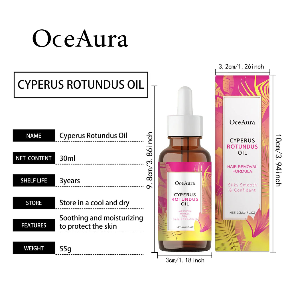 Cyperus Oil Natural Hair Inhibitor – Post-Shave Body Oil Hair Inhibitor Oil Axl