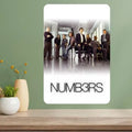 Numb3rs TV Show Metal Poster Sign | Retro Aluminum Wall Art Metal Wall Sign Axl aluminum sign aluminum 14x20cm