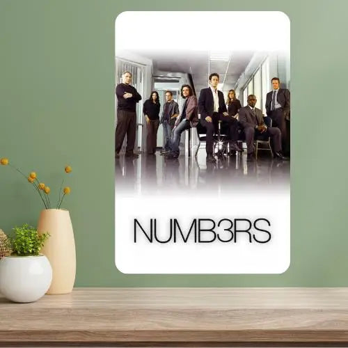 Numb3rs TV Show Metal Poster Sign | Retro Aluminum Wall Art Metal Wall Sign Axl aluminum sign aluminum 14x20cm
