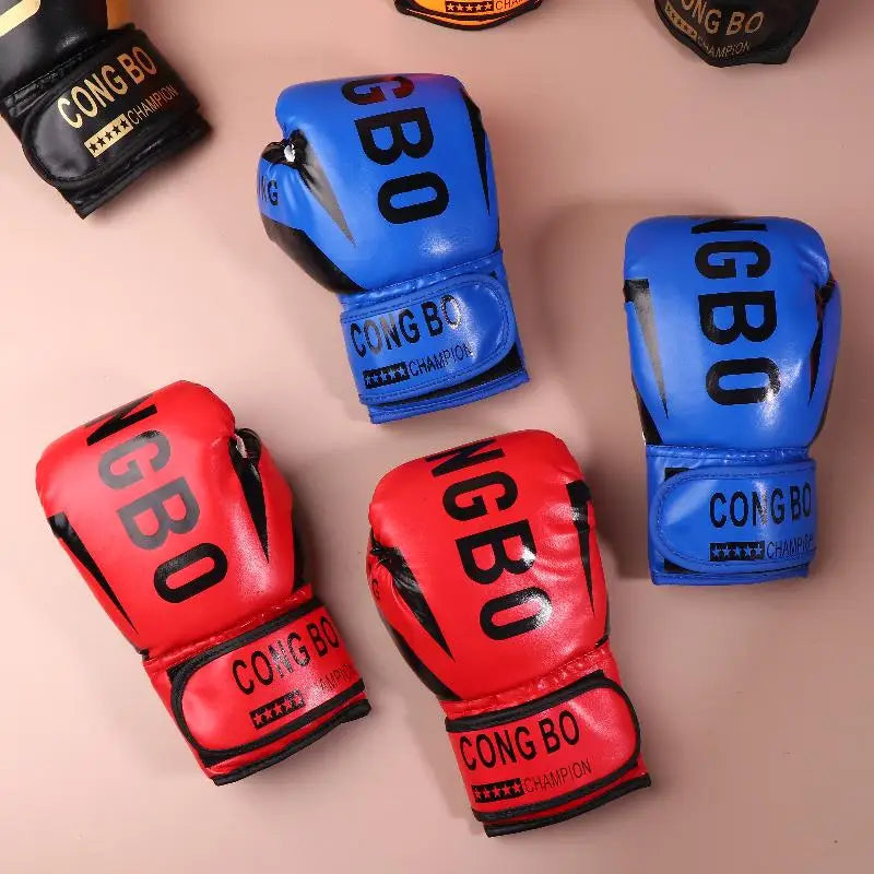 Kids 6oz Boxing Gloves – PU Leather Muay Thai & Karate Training Kids Boxing Gloves Axl