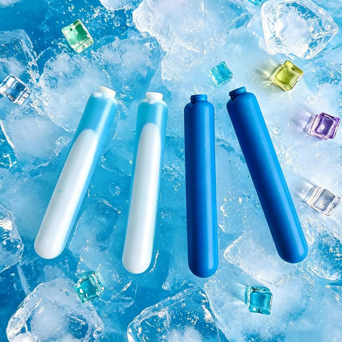 6-Pack Reusable Ice Sticks for Water Bottles & Lunch Boxes Reusable Ice Sticks Axl