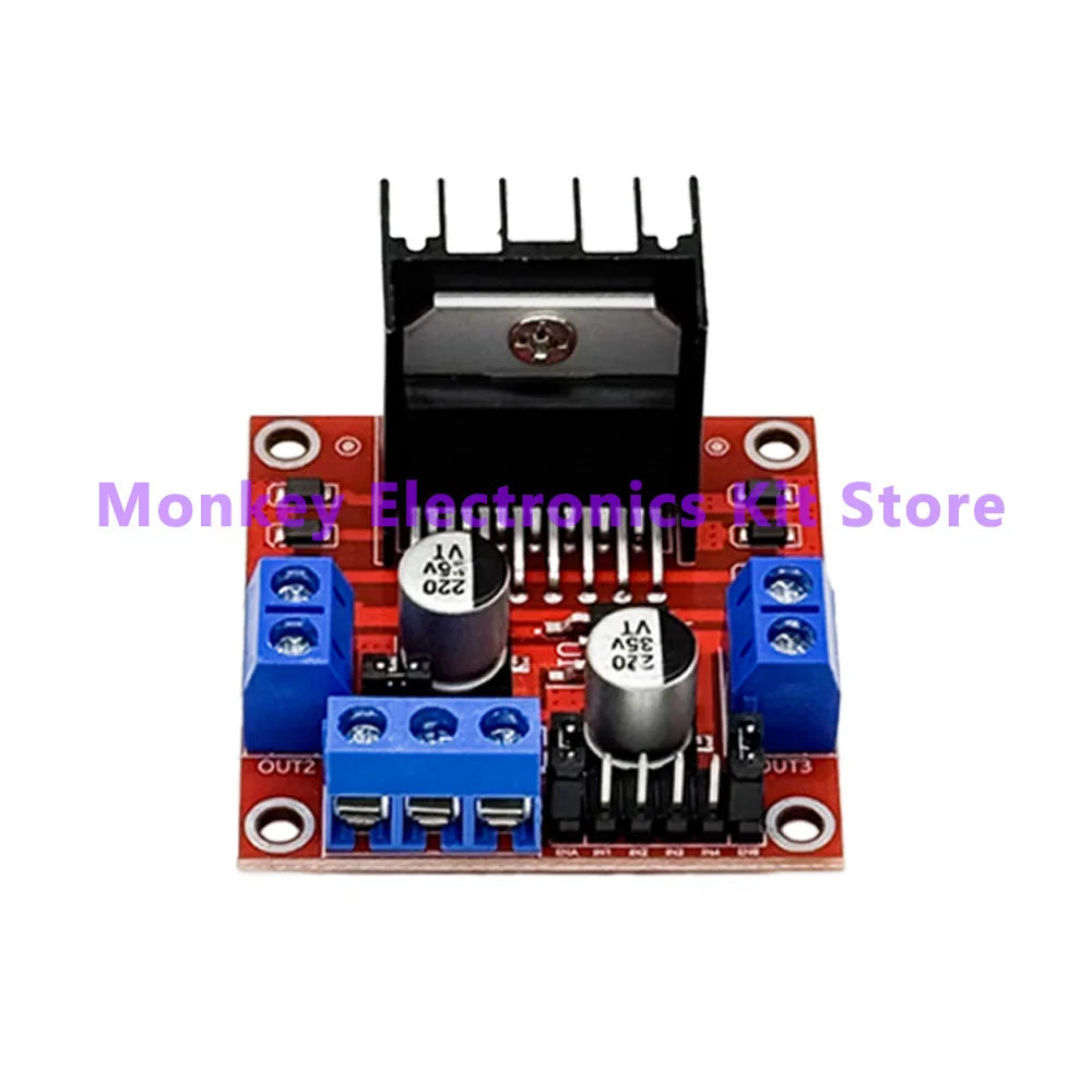 L298N Motor Driver Kit – Motors, Wheels & Dupont Lines Motor Driver Kit Axl 1pcs L298N