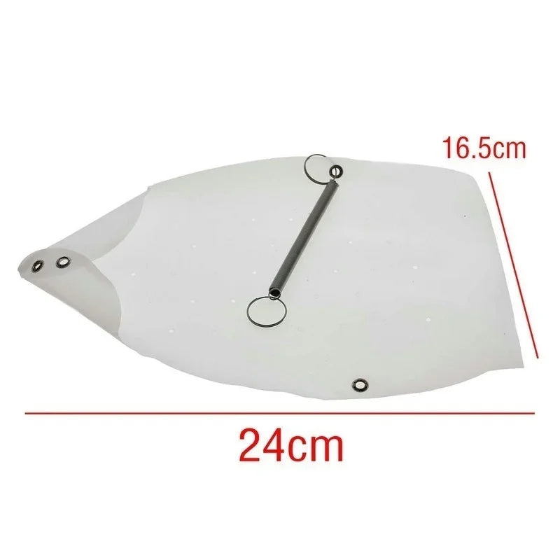 Non-Stick Iron Shoe Cover – Heat Resistant Fabric Protector Ironing Accessory Axl WHITE